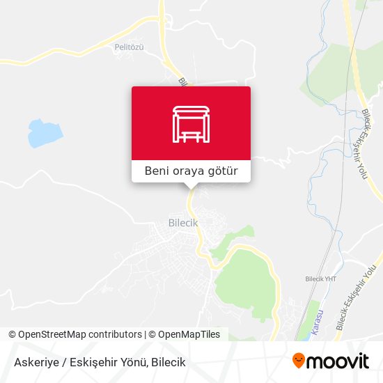 Askeriye / Eskişehir Yönü harita