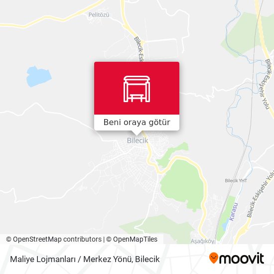 Maliye Lojmanları / Merkez Yönü harita