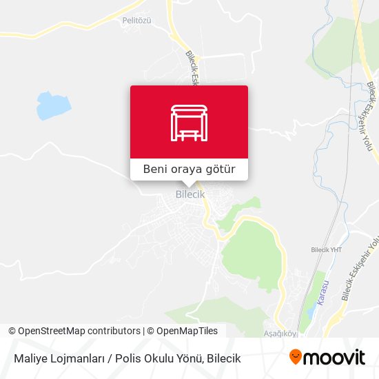 Maliye Lojmanları / Polis Okulu Yönü harita