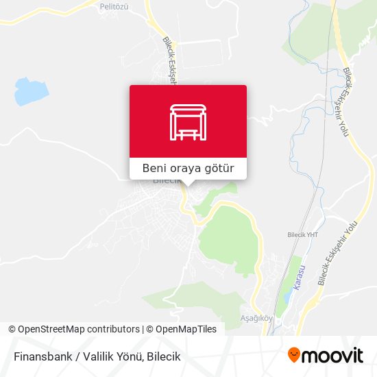 Finansbank / Valilik Yönü harita