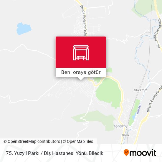 75. Yüzyıl Parkı / Diş Hastanesi Yönü harita