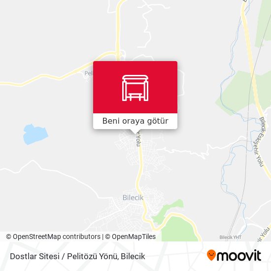 Dostlar Sitesi / Pelitözü Yönü harita