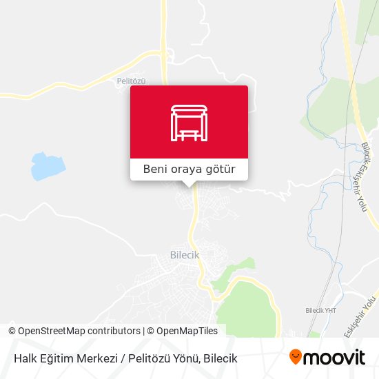 Halk Eğitim Merkezi / Pelitözü Yönü harita