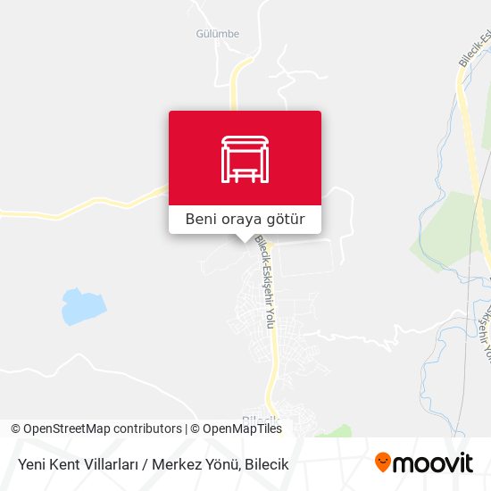 Yeni Kent Villarları / Merkez Yönü harita