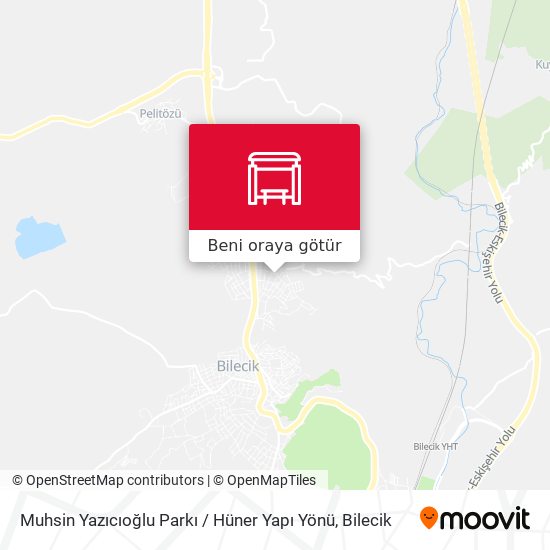 Muhsin Yazıcıoğlu Parkı / Hüner Yapı Yönü harita