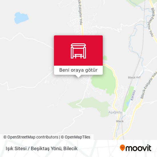 Işık Sitesi / Beşiktaş Yönü harita