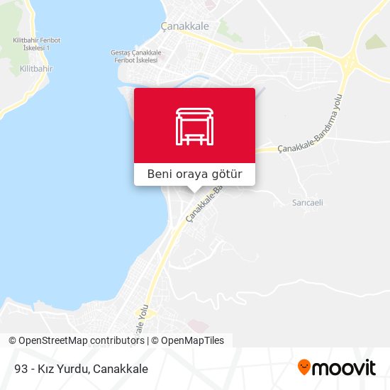 93 - Kız Yurdu harita