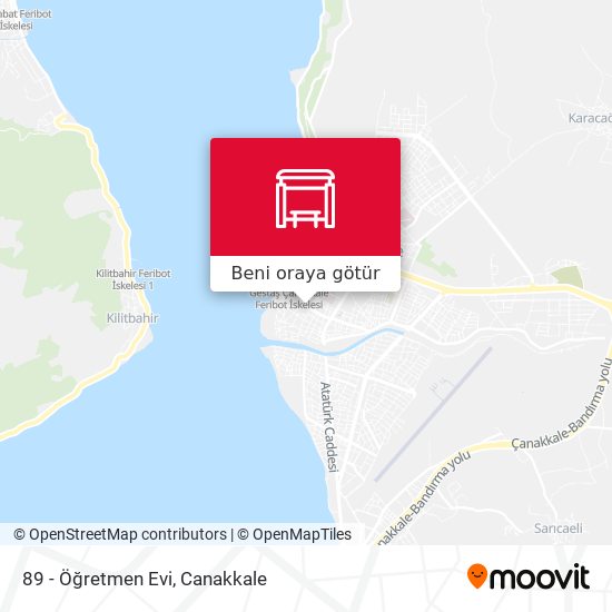 89 - Öğretmen Evi harita