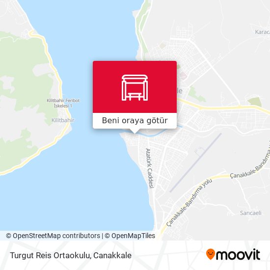 Turgut Reis Ortaokulu harita