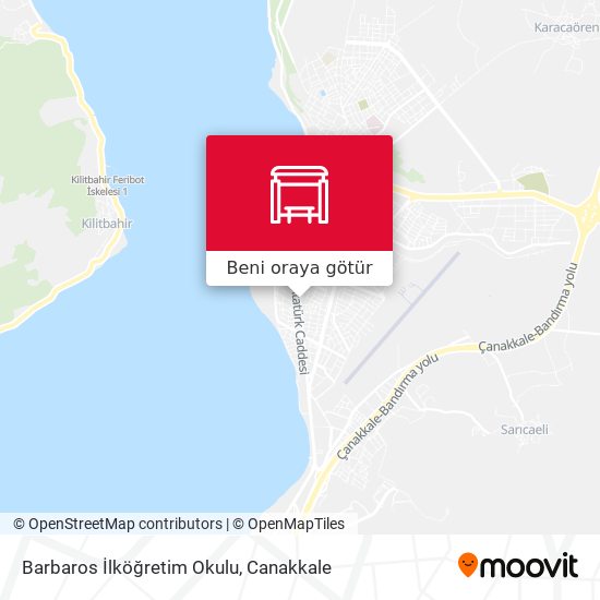 Barbaros İlköğretim Okulu harita