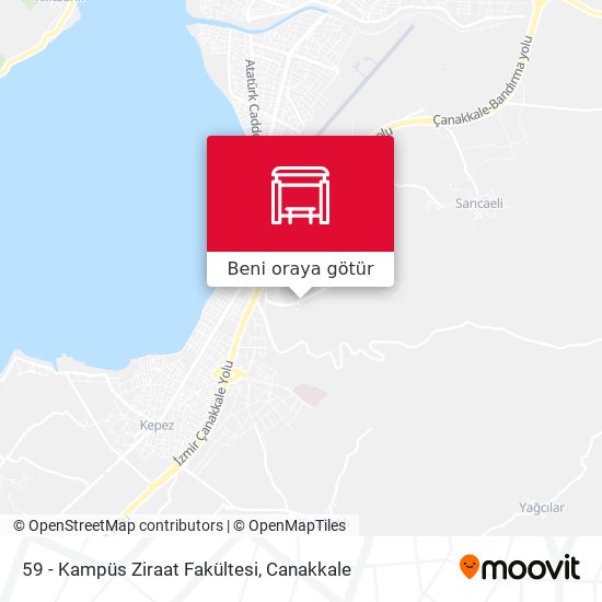 59 - Kampüs Ziraat Fakültesi harita