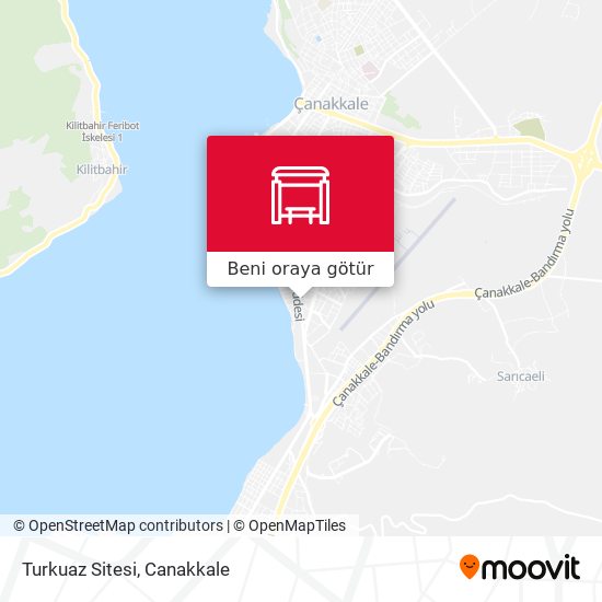 Turkuaz Sitesi harita