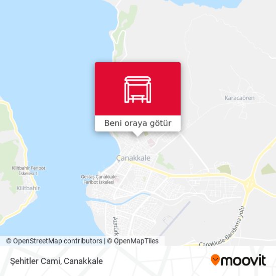 Şehitler Cami harita
