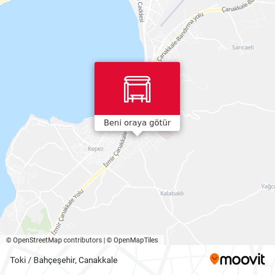 Toki / Bahçeşehir harita