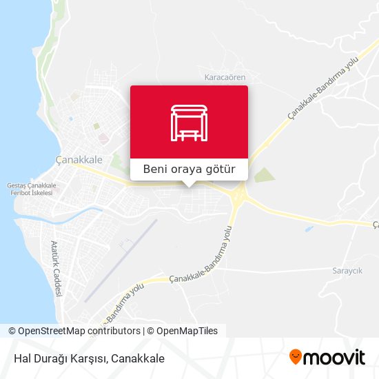 Hal Durağı Karşısı harita
