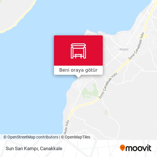 Sun San Kampı harita