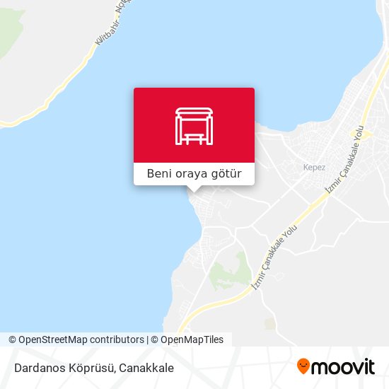 Dardanos Köprüsü harita