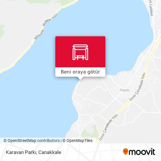 Karavan Parkı harita