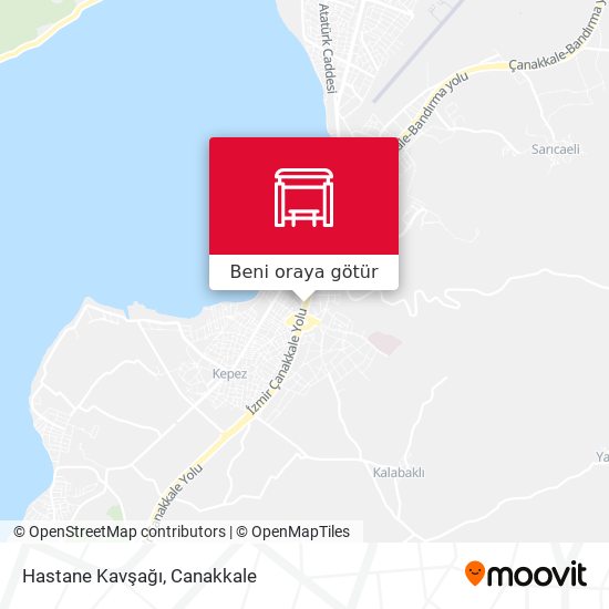 Hastane Kavşağı harita