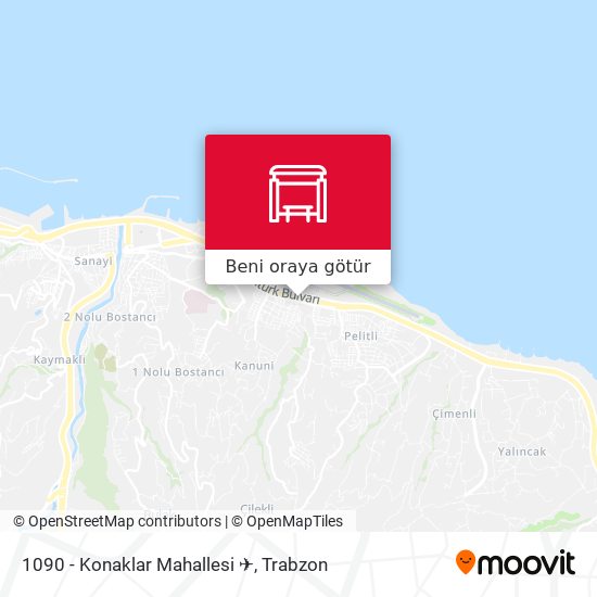 1090 - Konaklar Mahallesi ✈ harita