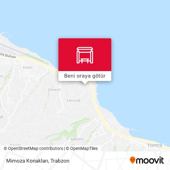 Mimoza Konakları harita
