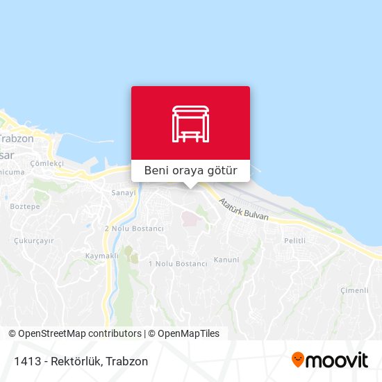 1413 - Rektörlük harita