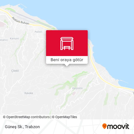 Güneş Sk. harita