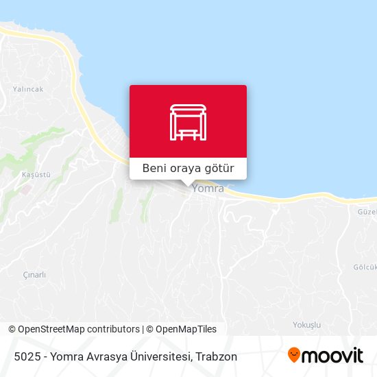 5025 - Yomra Avrasya Üniversitesi harita