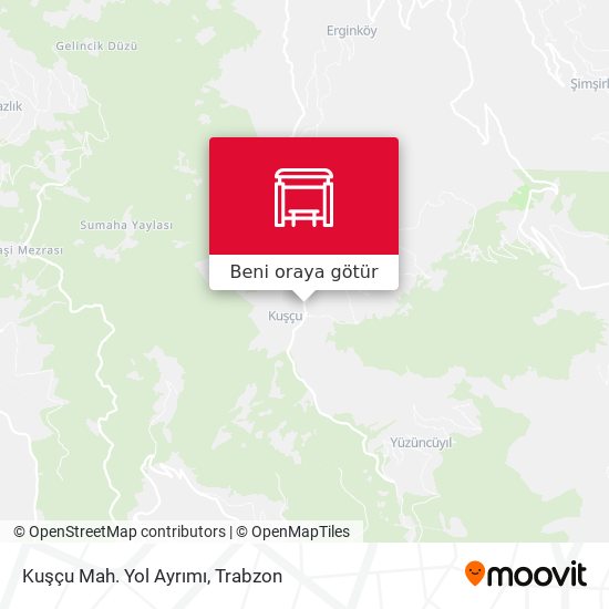 Kuşçu Mah. Yol Ayrımı harita