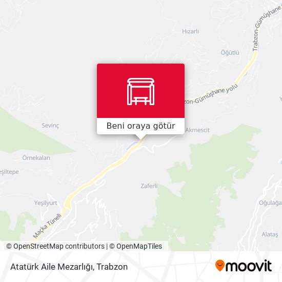 Atatürk Aile Mezarlığı harita