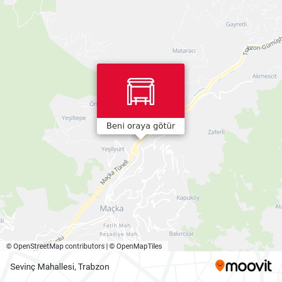 Sevinç Mahallesi harita