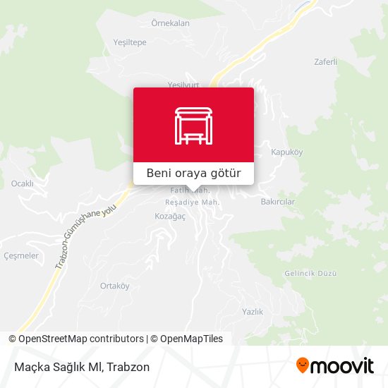 Maçka Sağlık Ml harita