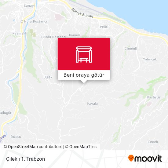 Çilekli 1 harita