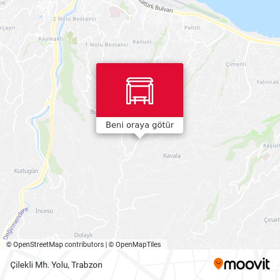 Çilekli Mh. Yolu harita