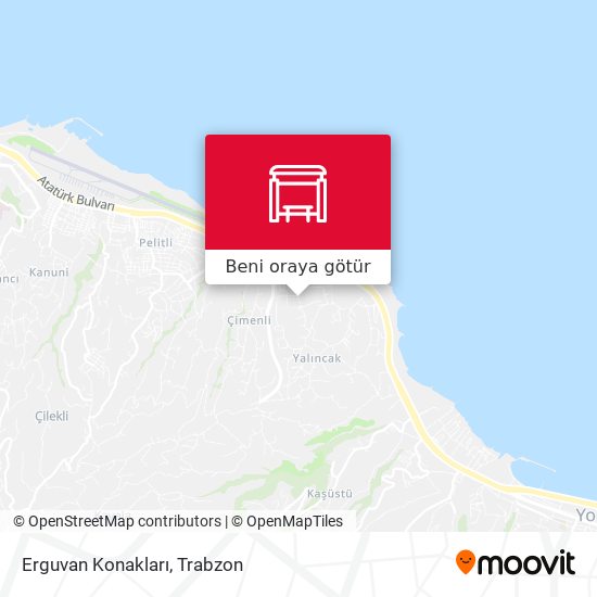 Erguvan Konakları harita