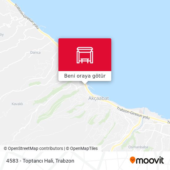 4583 - Toptancı Hali harita