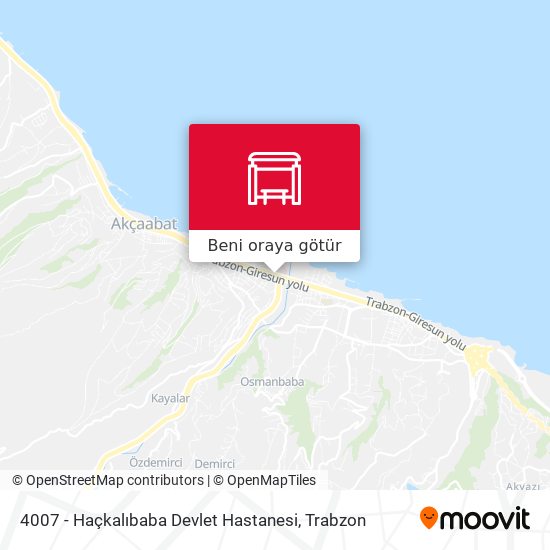 4007 - Haçkalıbaba Devlet Hastanesi harita