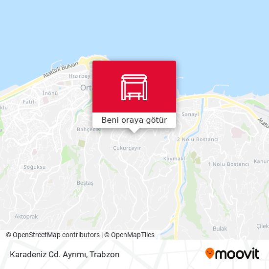 Karadeniz Cd. Ayrımı harita