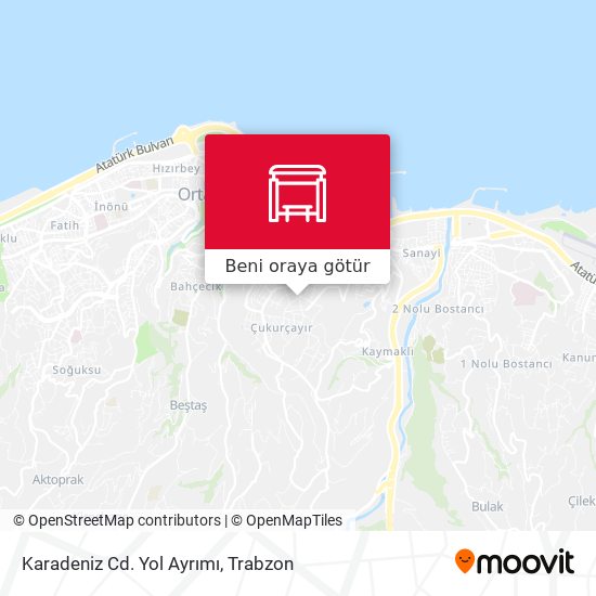 Karadeniz Cd. Yol Ayrımı harita