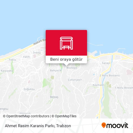 Ahmet Rasim Karanis Parkı harita
