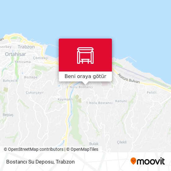 Bostancı Su Deposu harita