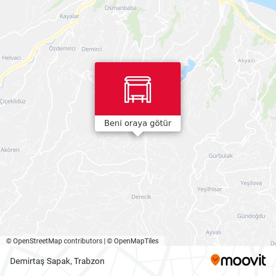 Demirtaş Sapak harita