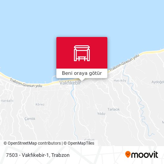 7503 - Vakfıkebir-1 harita