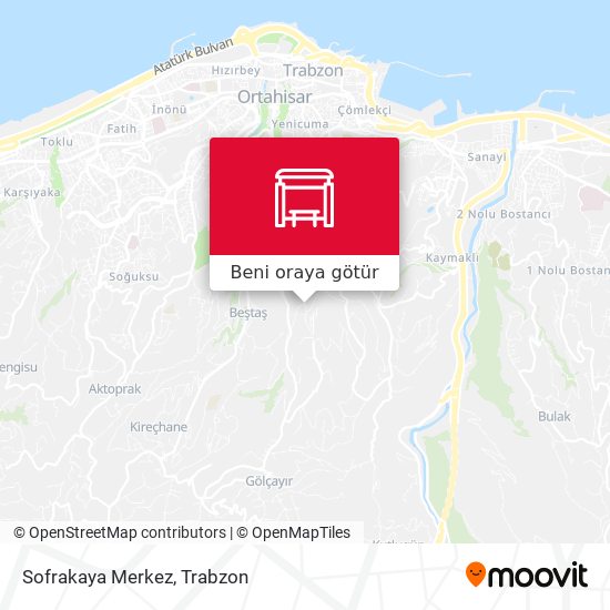 Sofrakaya Merkez harita