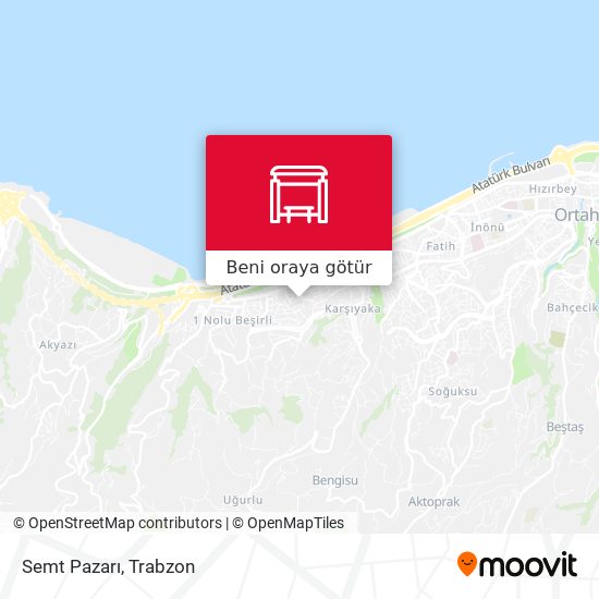 Semt Pazarı harita