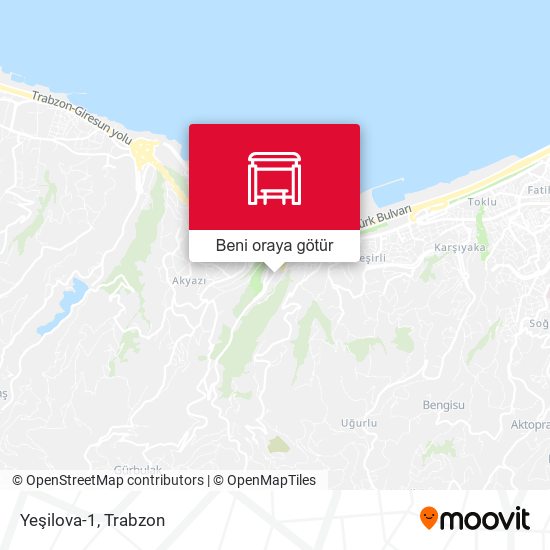 Yeşilova-1 harita