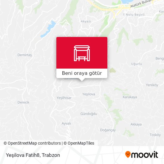 Yeşilova Fatih8 harita