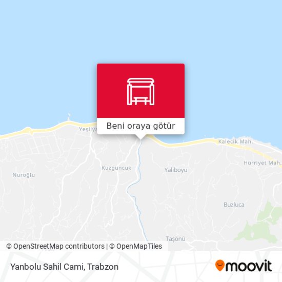 Yanbolu Sahil Cami harita