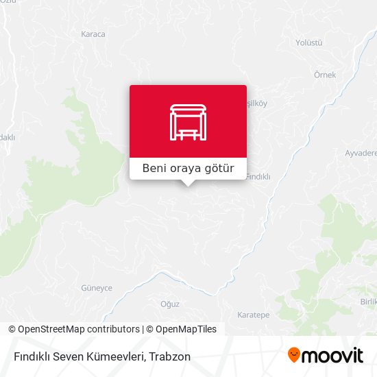 Fındıklı Seven Kümeevleri harita