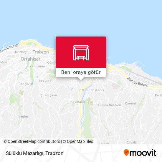 Sülüklü Mezarlığı harita